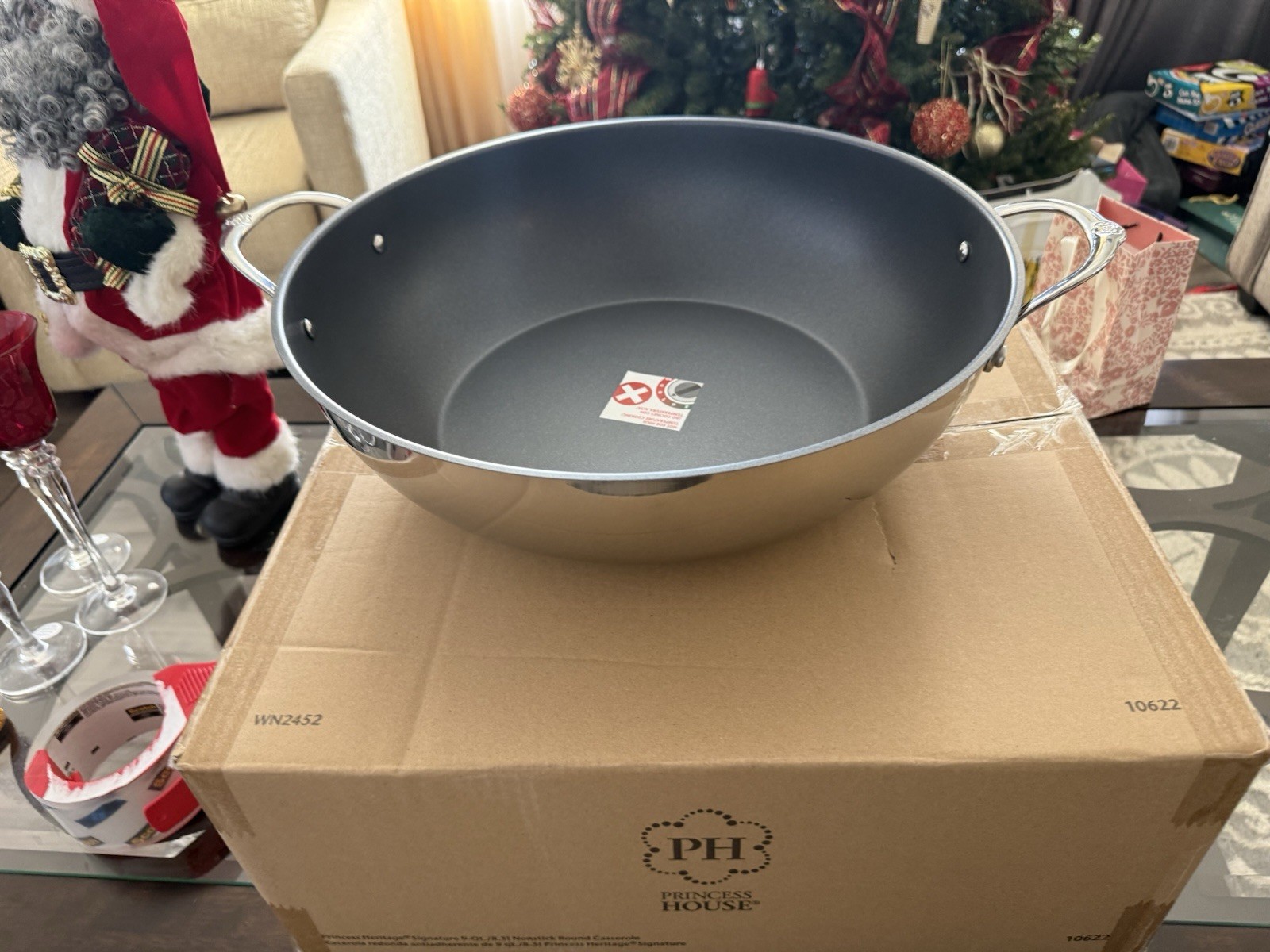 Princess House PRINCESS HERITAGE® SIGNATURE 9-Qt. Nonstick Round Casserole 10622