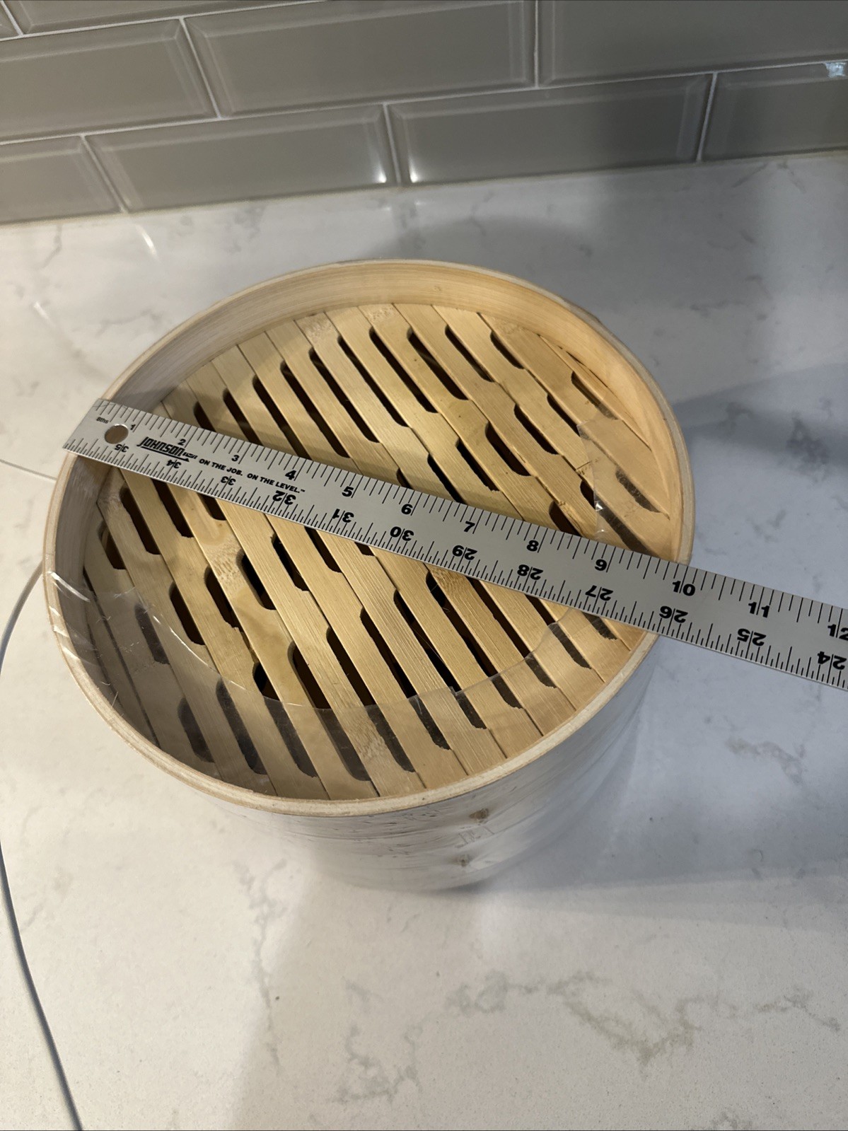 Happi Studio 10″ Handmade 2 Tier Bamboo Steamer New