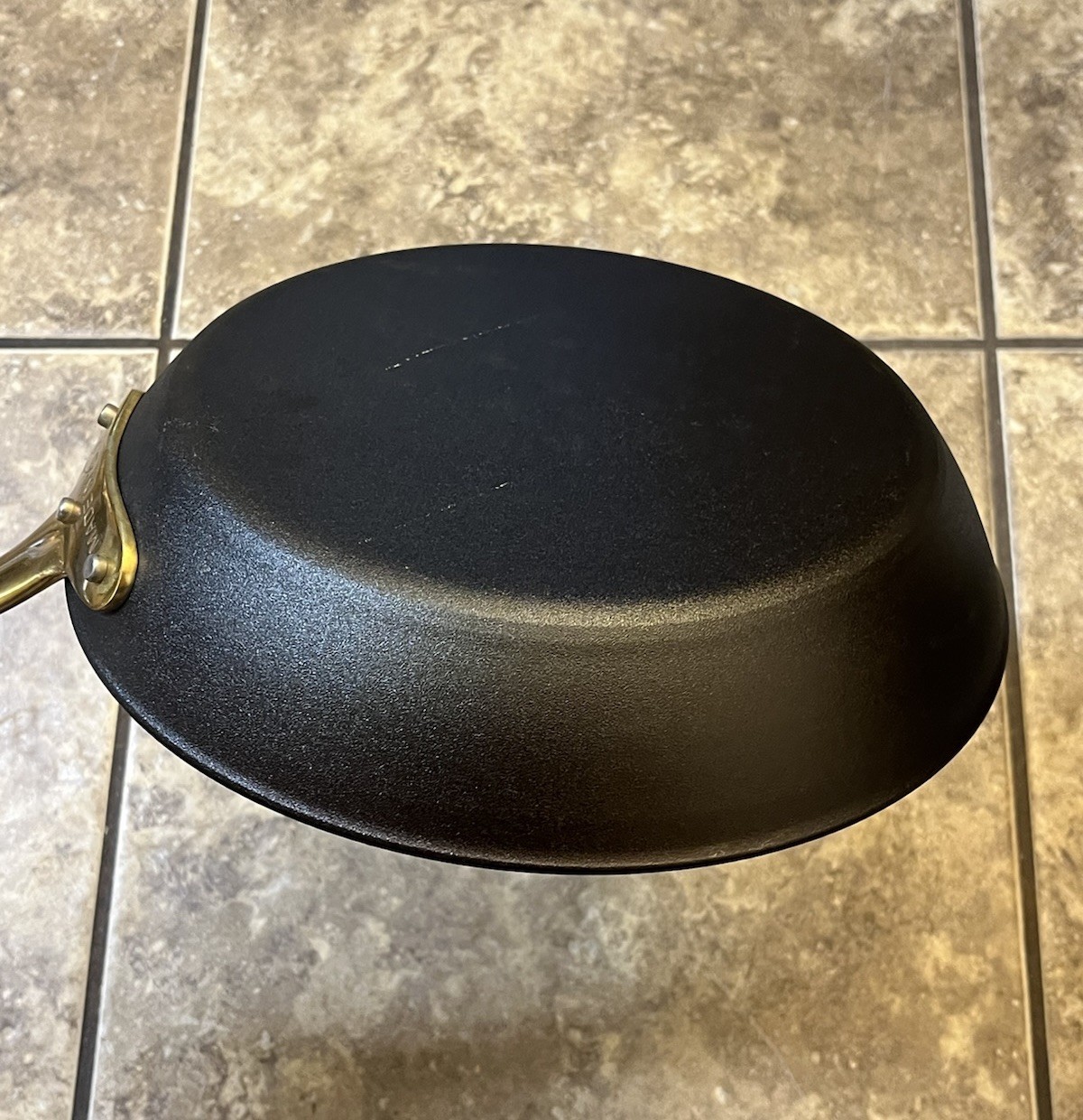 Made In Cookware X Tom Colicchio Carbon Steel Brass Handle Frying Pan 11 inch