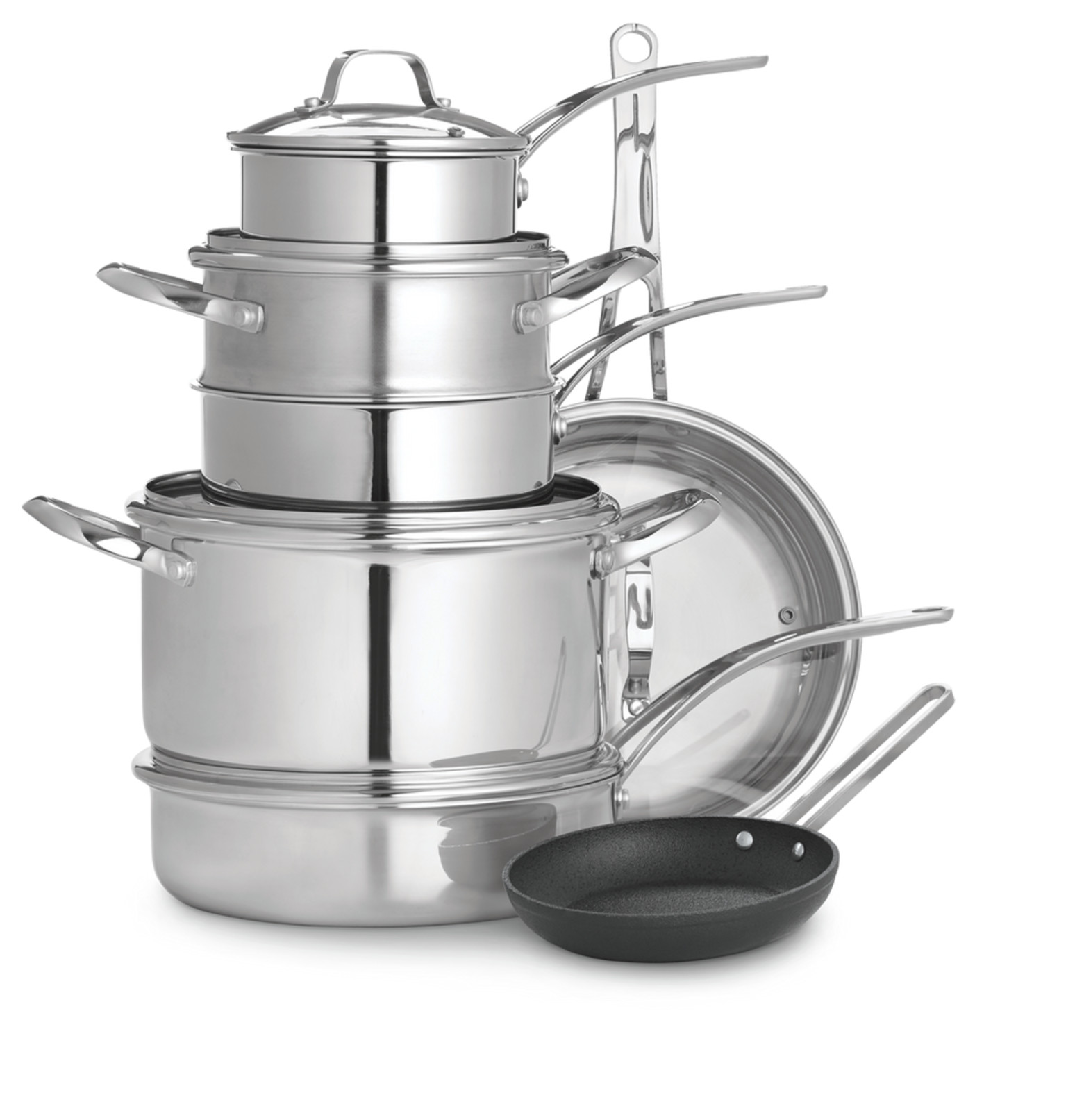 Heritage The Rock Clad Cookware Set, Dishwasher & Oven Safe, 12-pc