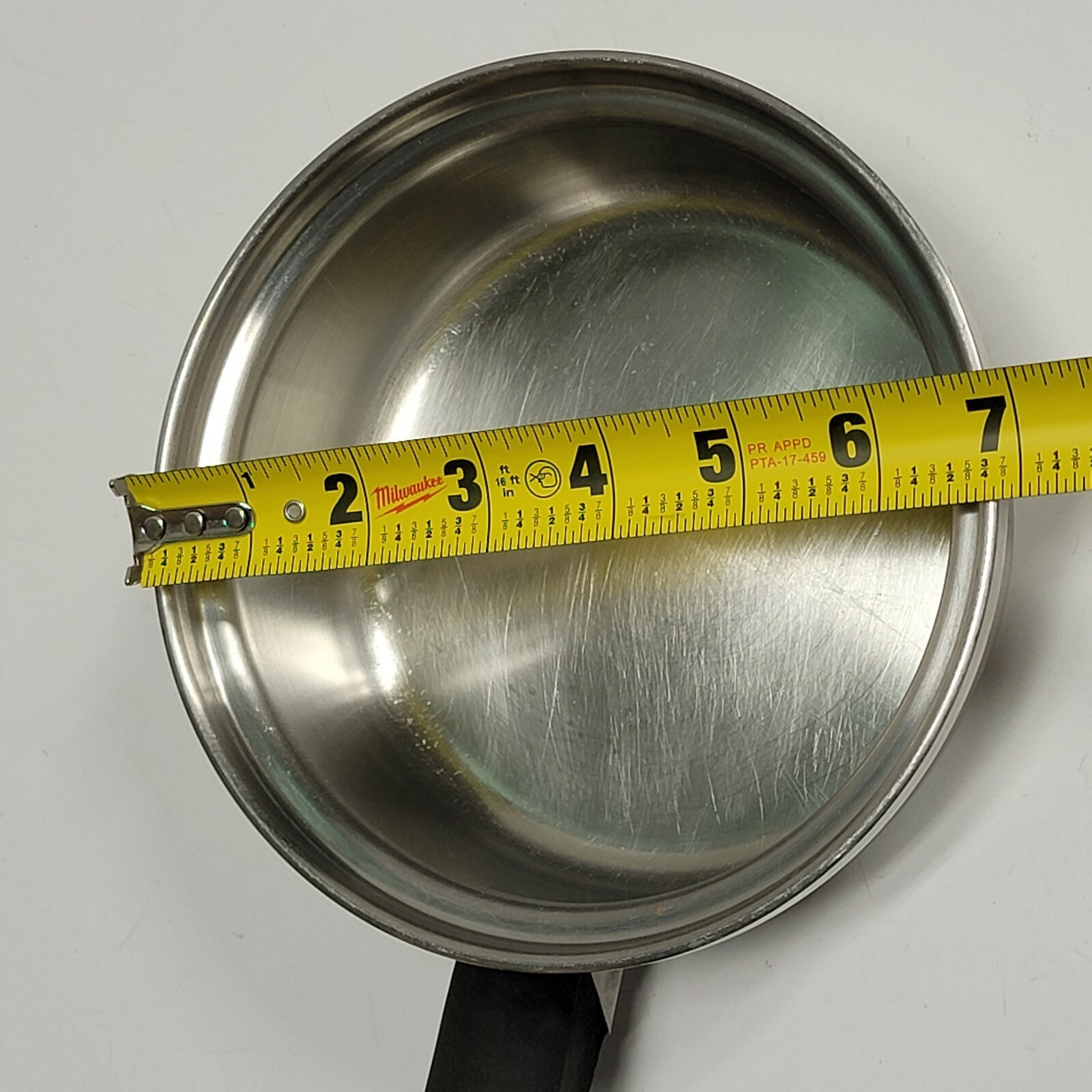 Amway Queen 3-Ply 18/8 Stainless Steel 6 1/2 x 2 1/2 tall pan