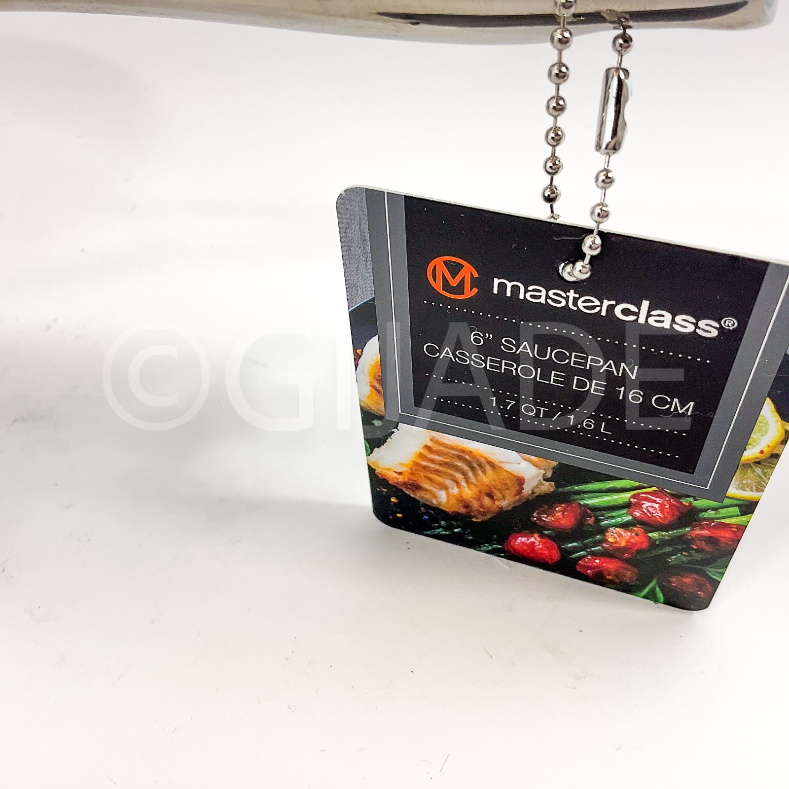Masterclass Cookware Stainless Steel 1.7-qt 6″ Saucepan Cookware New