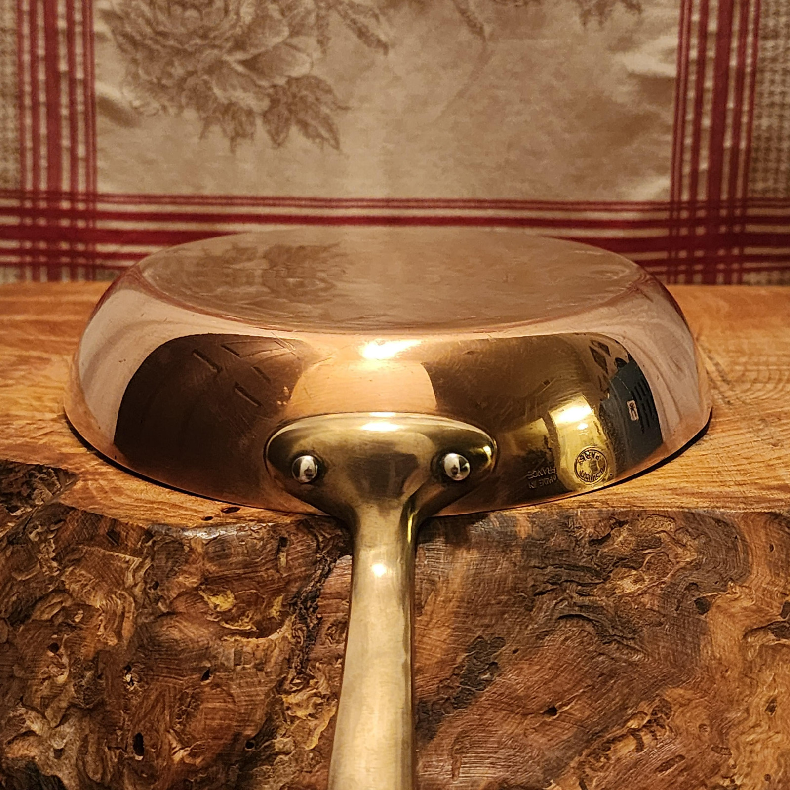 Made In France A.Simon Copper Fish Pan Stainless Steel 13.75×9.25in diameter 3lb