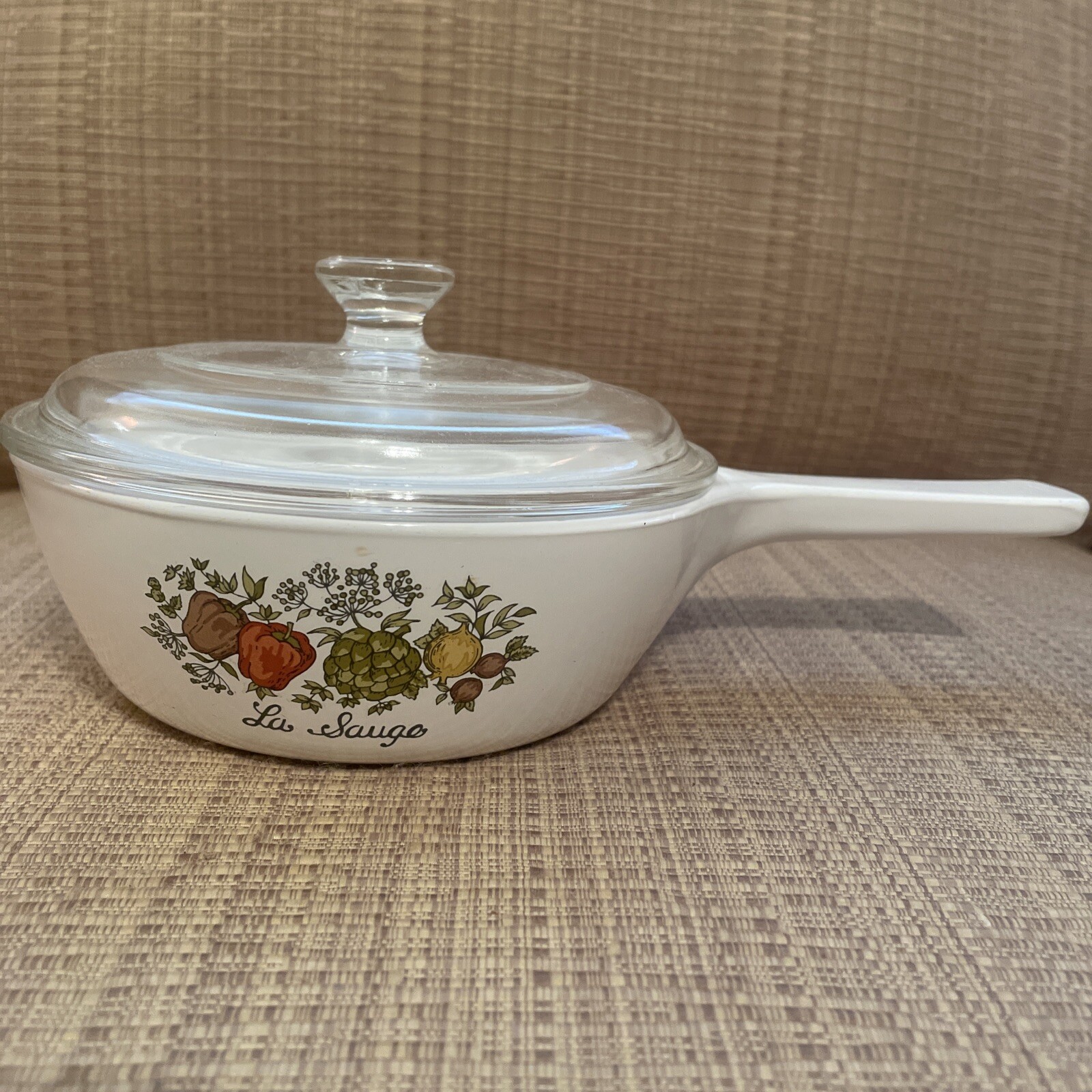 Vintage Corning Ware 1-Pint Spice O’ Life P-81-B La Sauge Dish Pan Sauce Pan