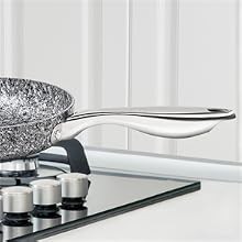 Frying Pans Set with 100% APEO & PFOA-Stone Non Stick Coating, Granite Skillet
