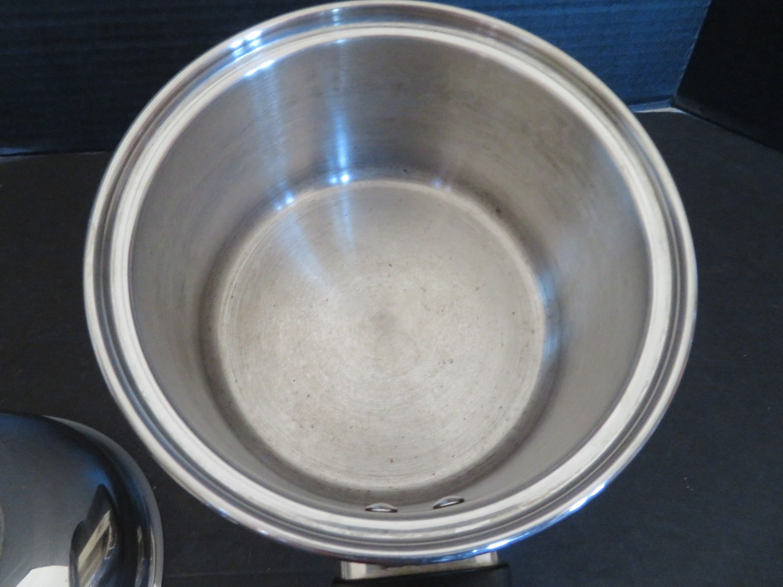 Vintage MAXAM 304 Surgical Stainless Steel Waterless Saucepan W/ or 1.7 Qt.