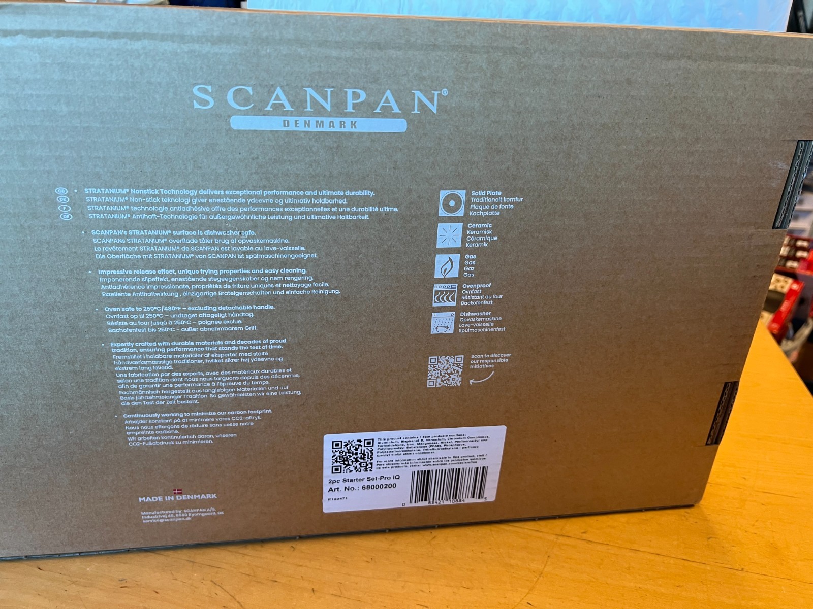 Scanpan Pro IQ – 2 Pc. Fry Pan Set 68000200 in retail box