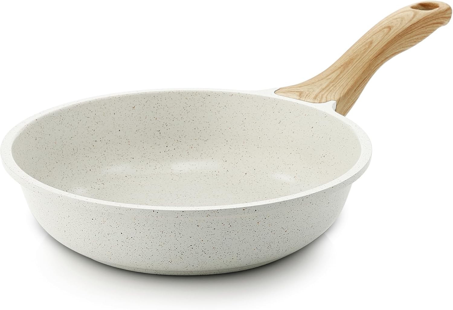 SENSARTE Nonstick Ceramic Frying Pan Skillet, 8-Inch Omelet Pan, Healthy Non Tox