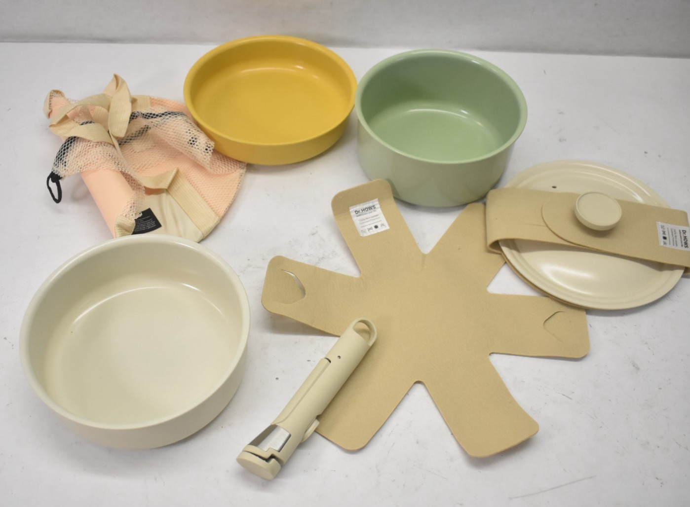 Dr Hows Danzi Multi Cookware 8 PIece Cooking Pots Set Baking Pots Missing Pieces