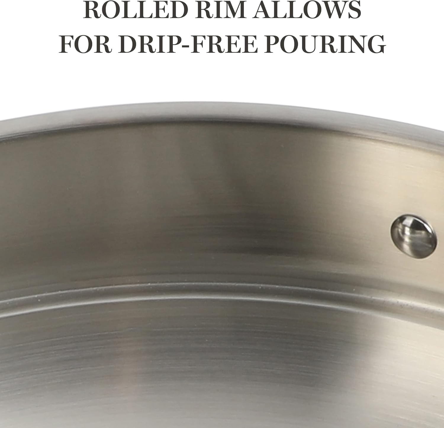 Castelle 10 Piece 18/8 Durable Stainless Steel Induction Safe Non-Toxic Tripl…