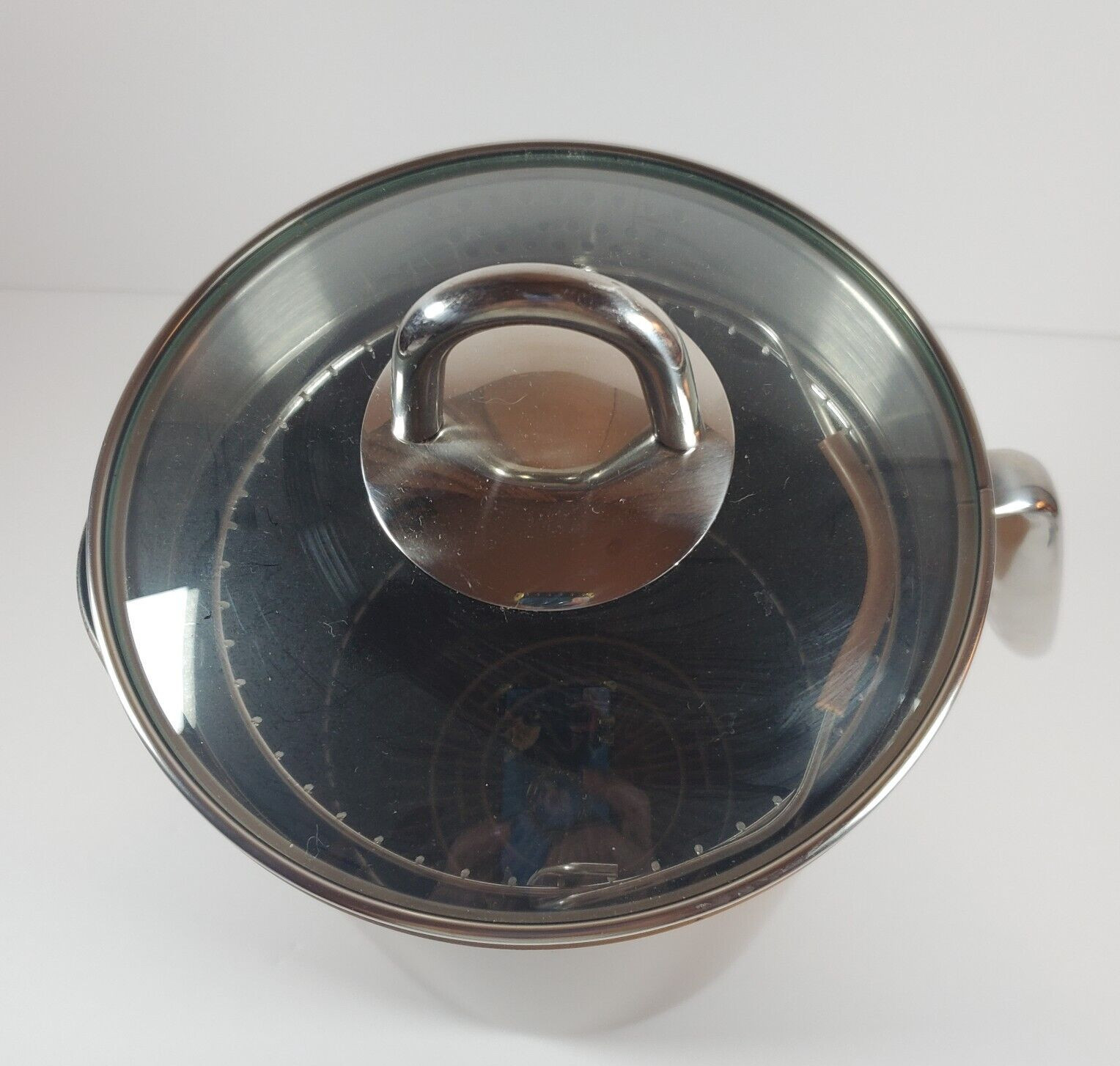 Cook’s Companion Vertical Pot Strainer Utility Basket & Vented Lid 12 Cup