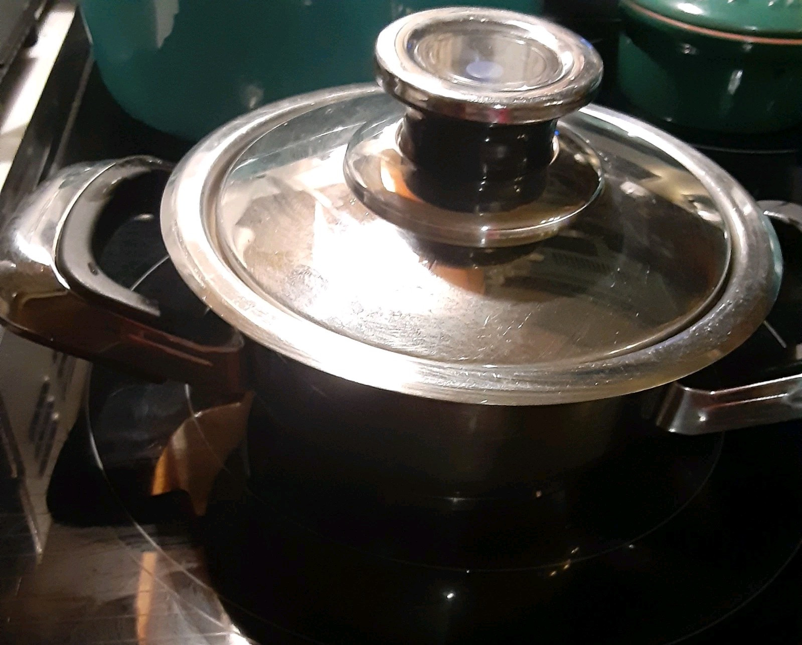 NUTRI-STAHL STAINLESS 1 QUART SAUCEPAN W/LID