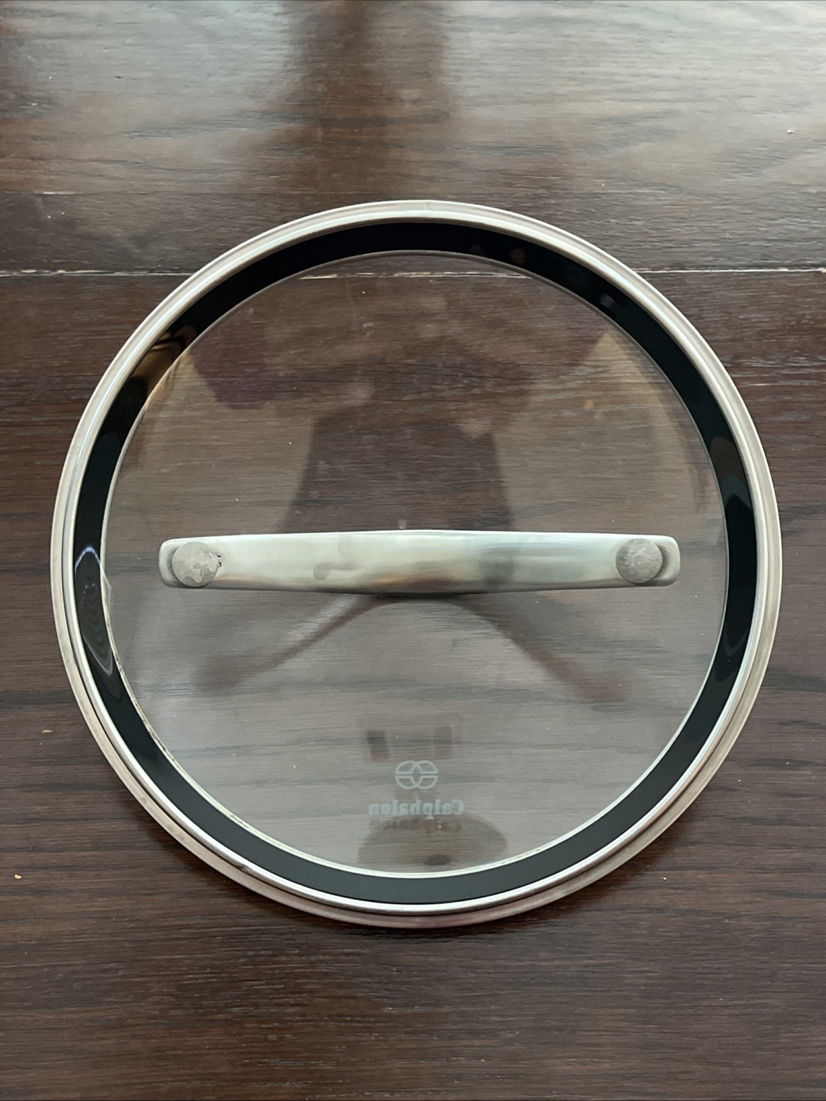 Calphalon Clear Glass & Stainless Steal 6 3/4” ID 7 1/4” OD Lid ONLY Replacement