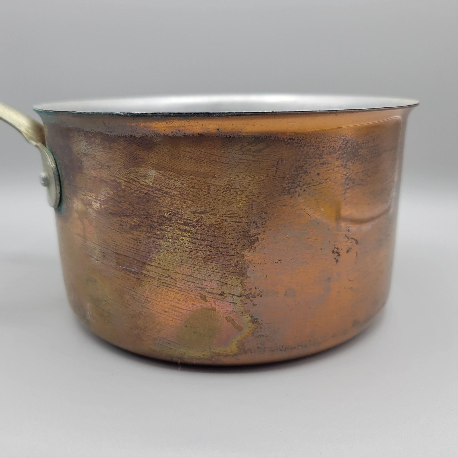 Vintage De La Cuisine copper pot sauce saute pan cookware cooking saucepan