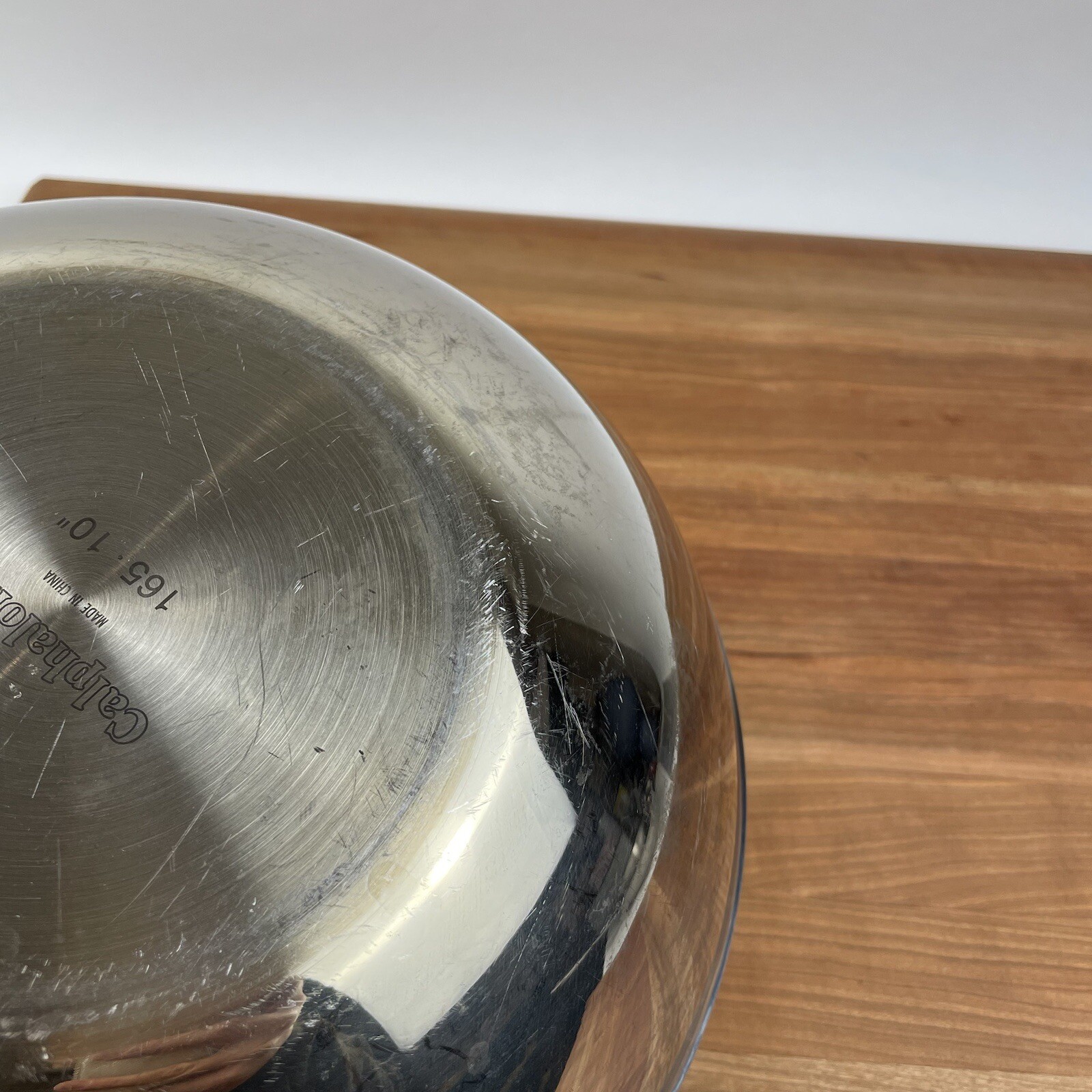 Williams Sonoma Calphalon Stainless 10” Skillet Frying Sauté Pan Scuffed Read