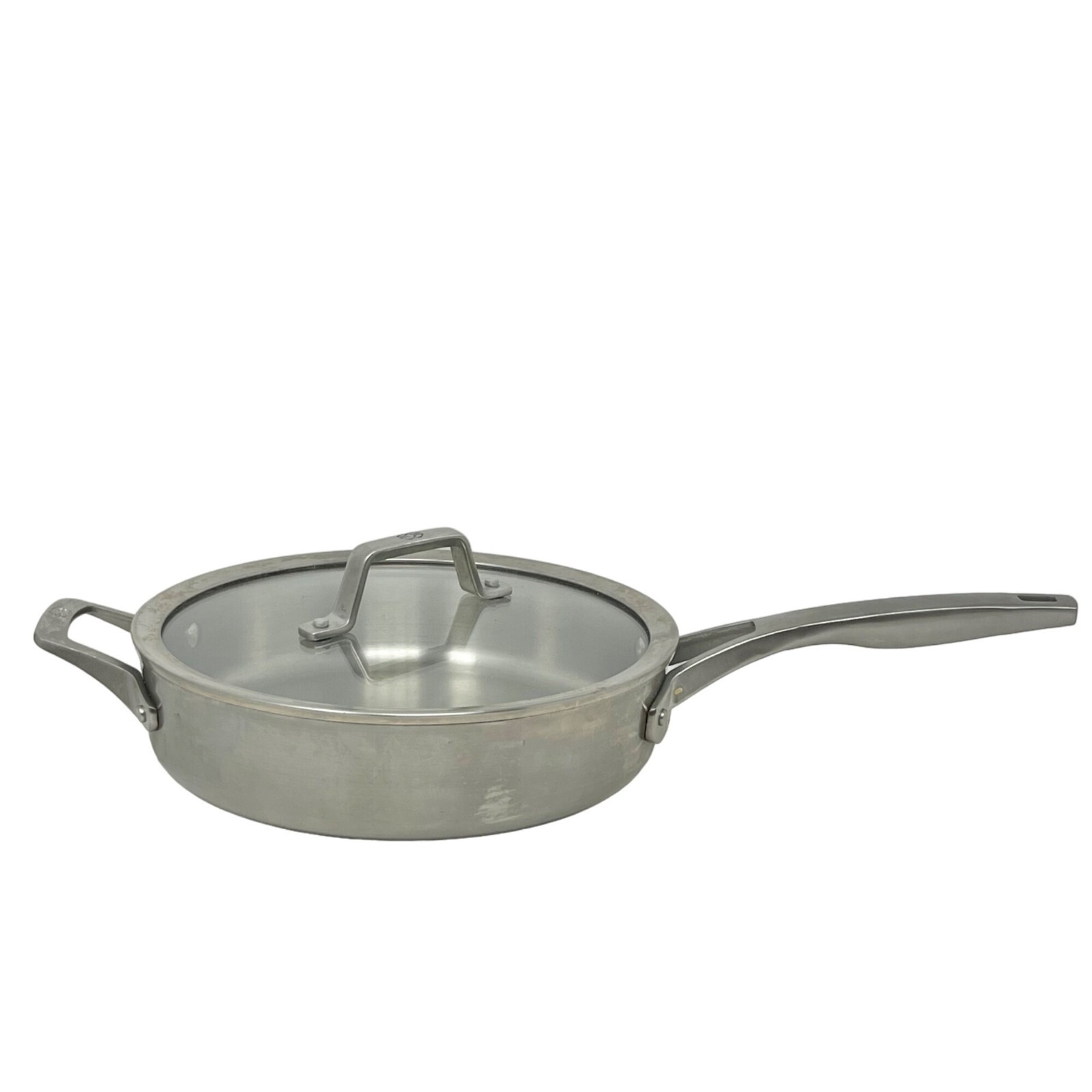 Calphalon RLT5003 Saute Pan 3 Qt 2.8L Stainless Steel All Cook Surfaces With Lid