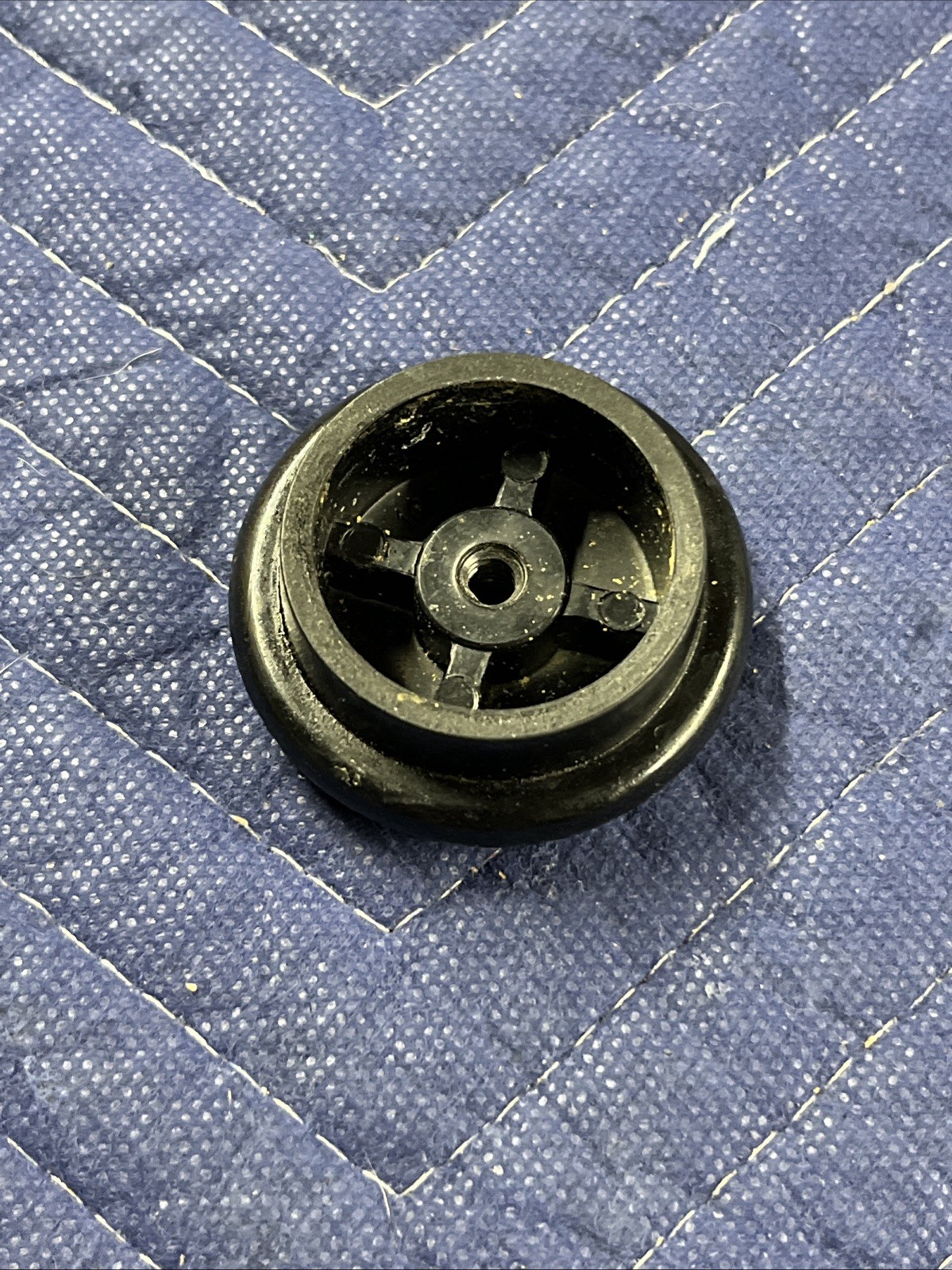 Vintage MCM Kitchen Craft Cookware Lid Knob replacement part Black