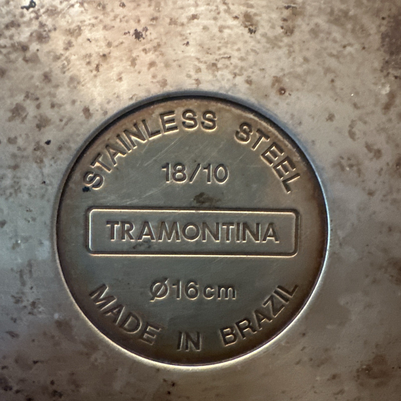 Tramontina 18/10 Stainless Steel Saucepan with Lid 16 Cm Made in Brazil