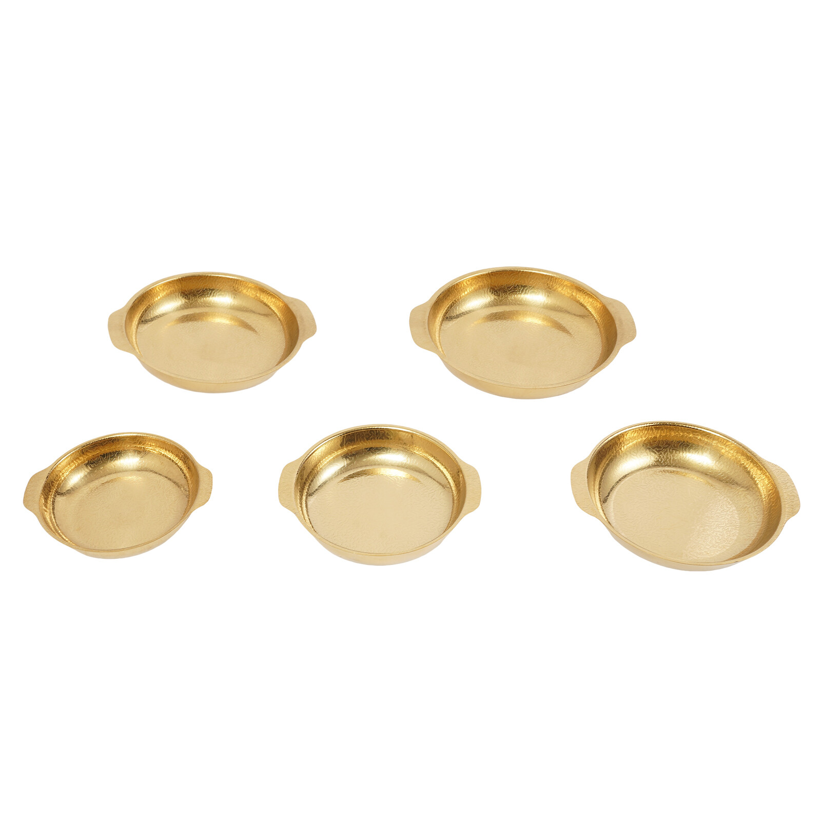 5 Pcs Paella Pans Food Serving Pan Stainless Steel Seafood Pans Cookware Seafood