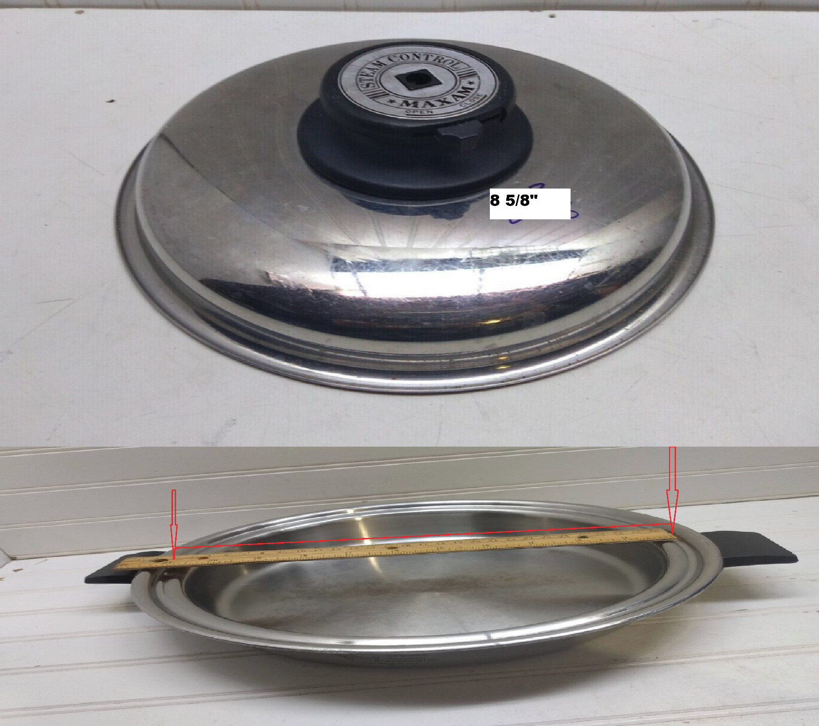 West Bend Regalware Lid 8 5/8″ Temp-Tone Cover for Saucepan Stockpot Skillet
