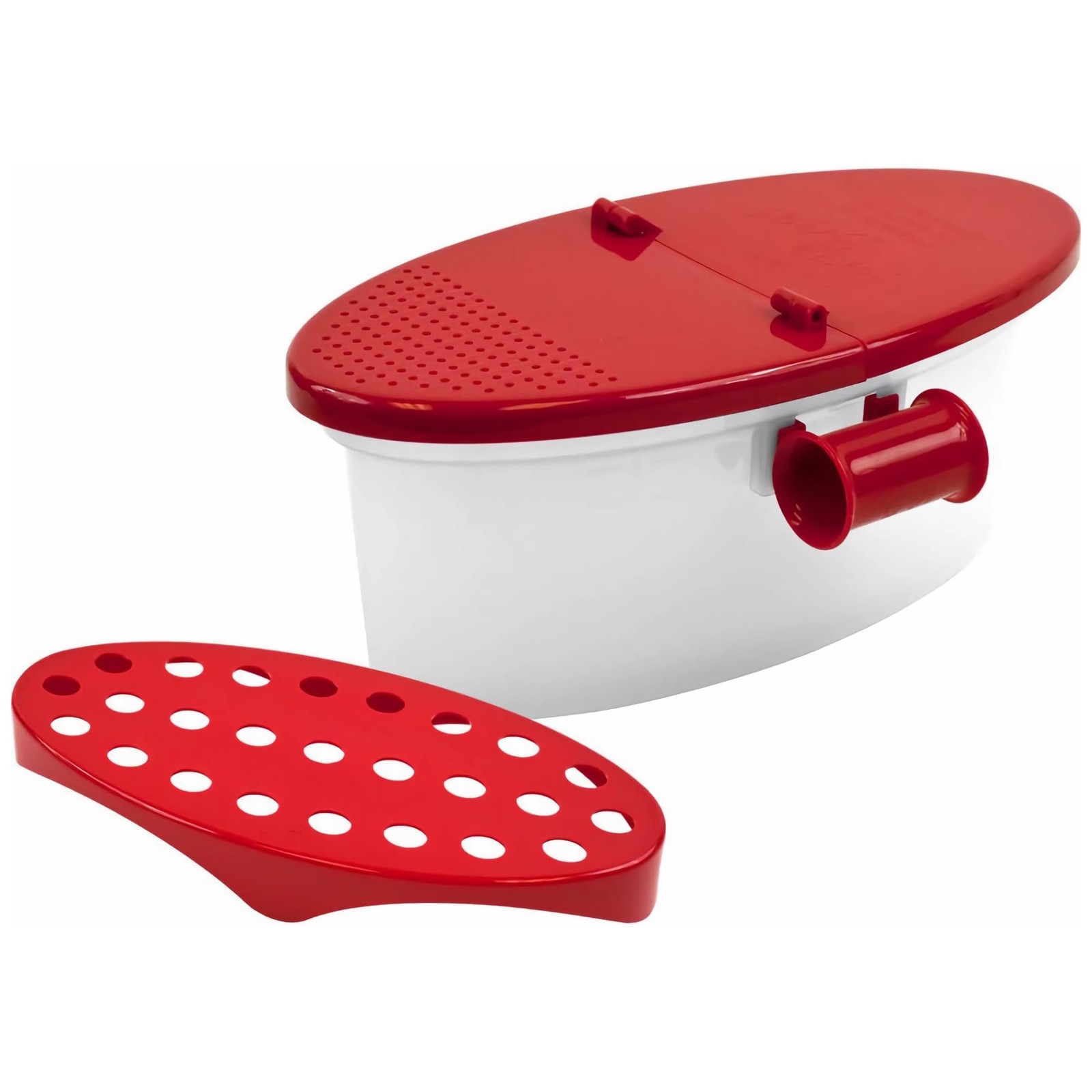 Versatile Microwave Pasta Boat, Sturdy Food Grade Heat Resistant PP Material,…