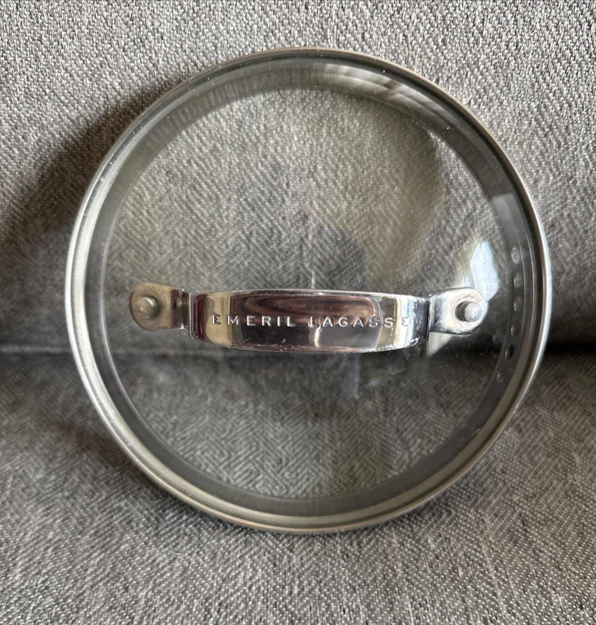Emeril Lagasse 6 Inch Glass Pot Lid Replacement Stainless Steamer Strainer AD53