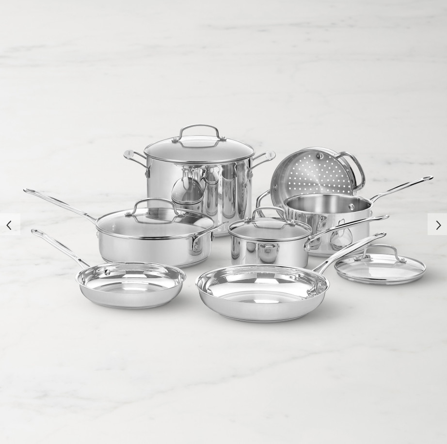 Cuisinart Chef’s Classic Stainless Steel 11-Piece Cookware Set