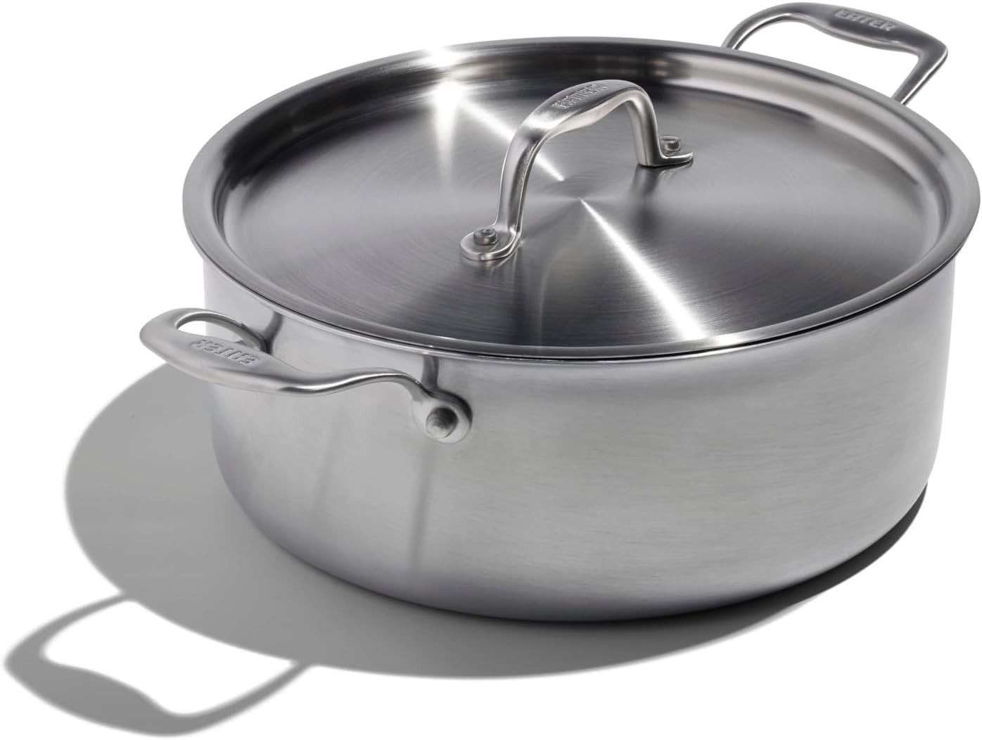 Heritage Steel Eater Series 6 Quart Rondeau with Lid 5-Ply Stainless Steel