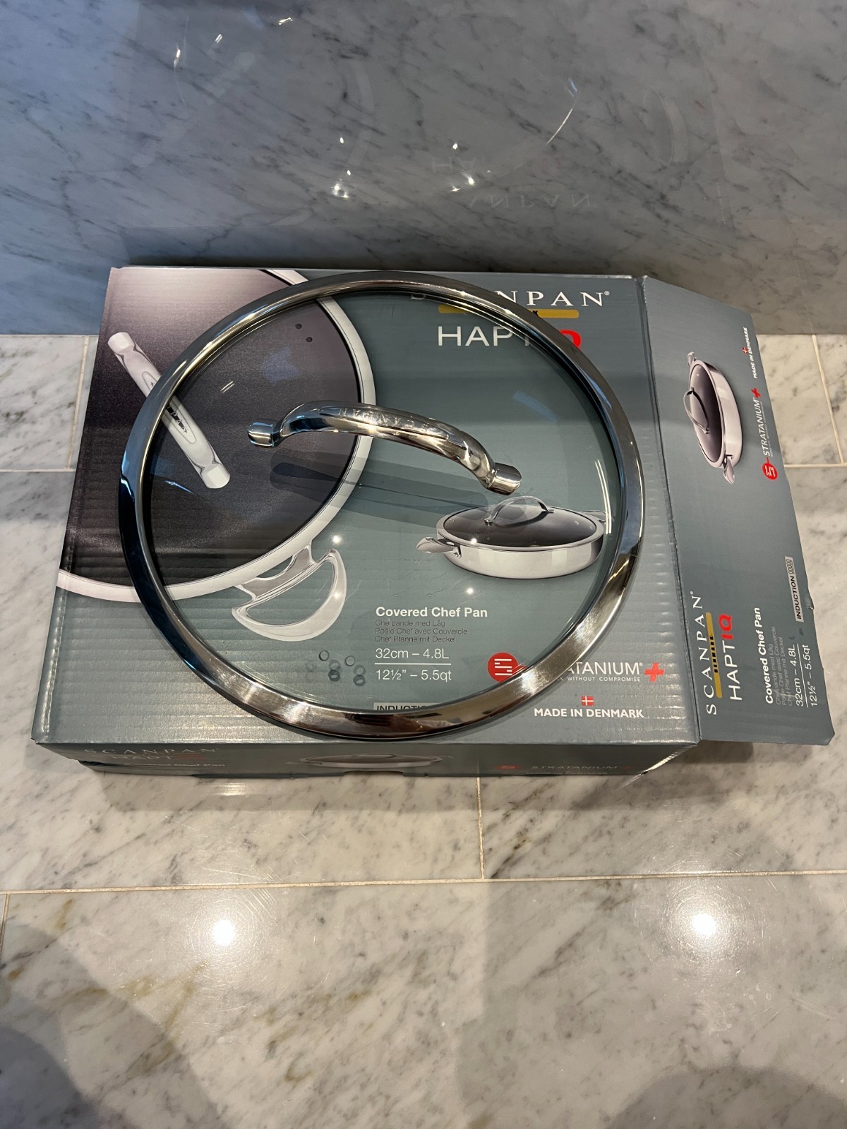 Scanpan Haptiq Stainless Steel Nonstick 5.25 Qt. Covered Chef Pan – LID ONLY