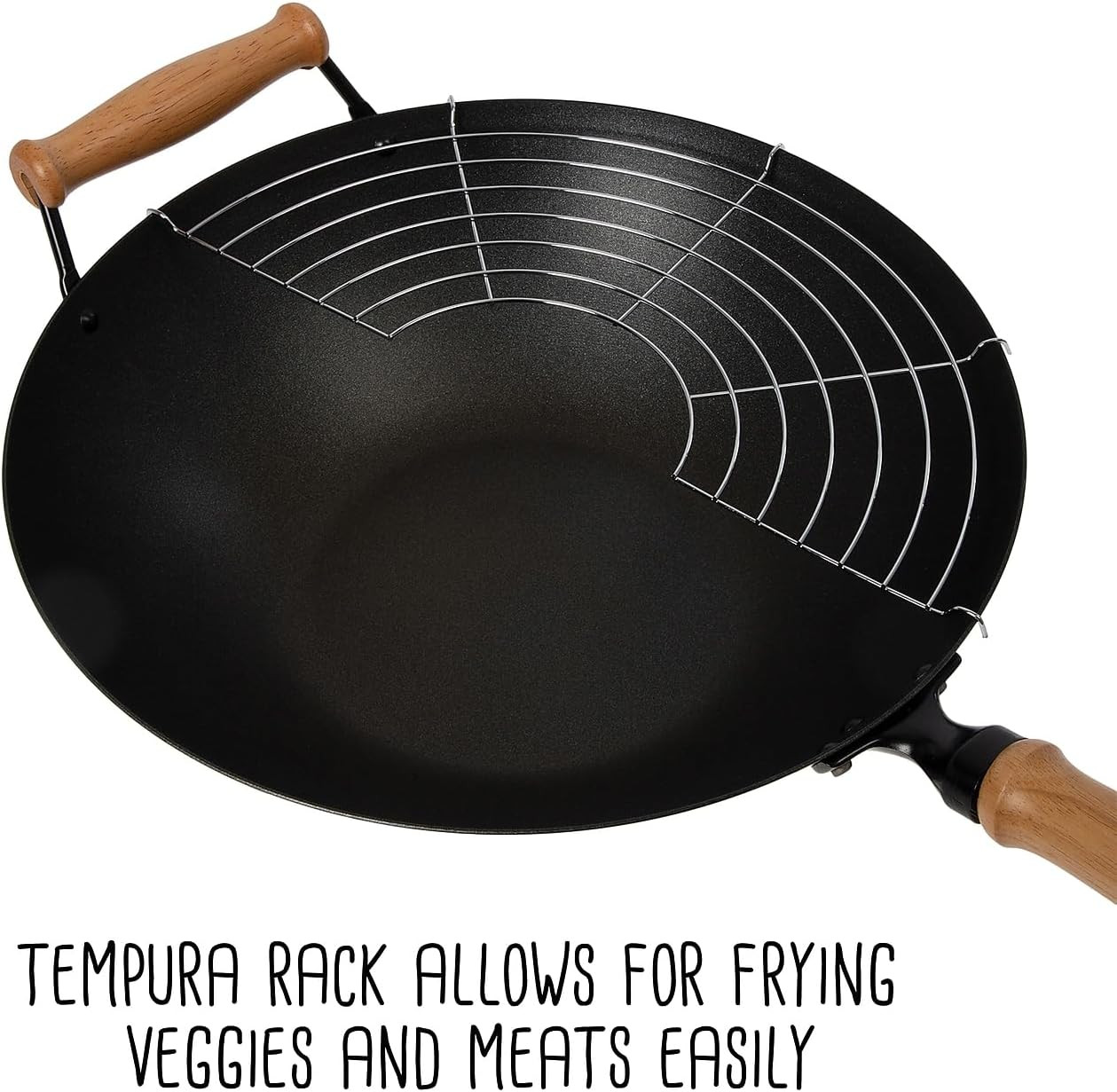 Pro Chef 14″ Non-Stick Wok Set – 10 Piece Excalibur Cooking Collection