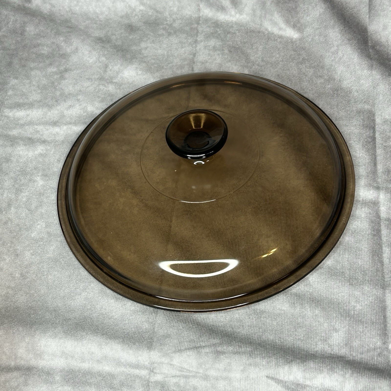 Corning Ware Vision Amber Glass Dutch Oven Stock Pot 4.5L With Pyrex Lid USA