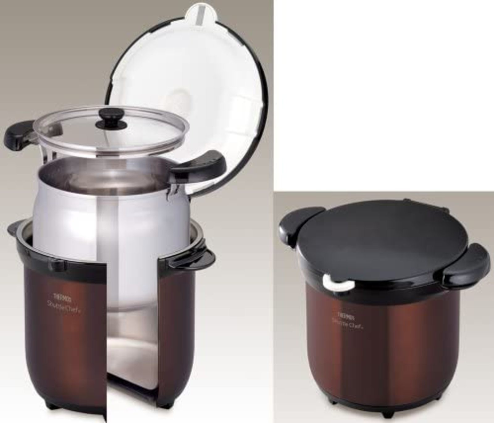 Thermos vacuum heating cooker shuttle chef 4.5 L Brawn KBG-4500 CBW F/S w/Track#