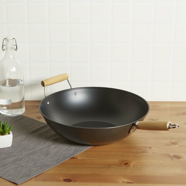 Mainstays 13.75″ Non-Stick Wok