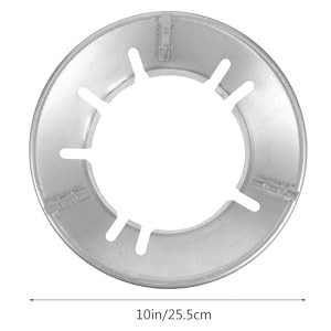 Windproof Wok Ring Gas Stove Holder 10.03X10.03X2.75 Inch Cast