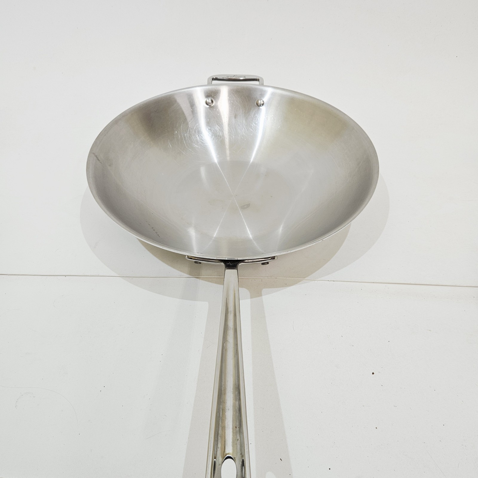 All-Clad D3 Stainless Steel 14 Inch Wok USA Made 1591922