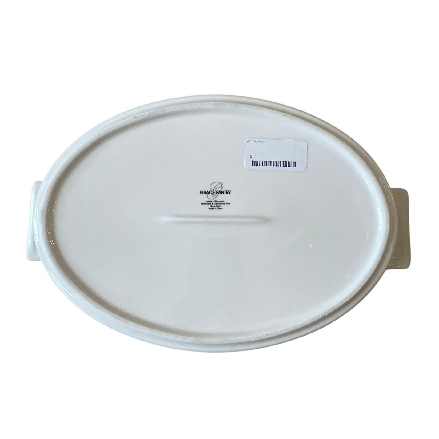 Grace Pantry Oval Oven Safe Baker Casserole w/ Lid 11in Fall Thanksgiving NEW