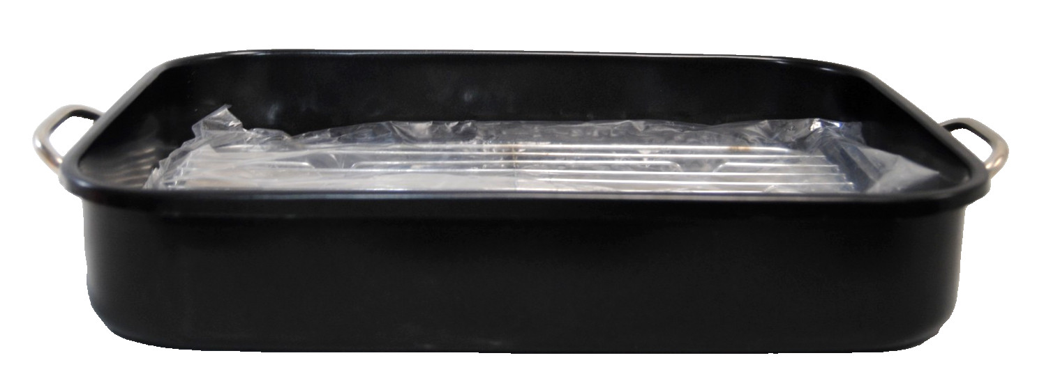 Roasting Lasagna Non-Stick Pan Set with Rack 15.5″ x 11.5″ x 2 3/4″ New T2687