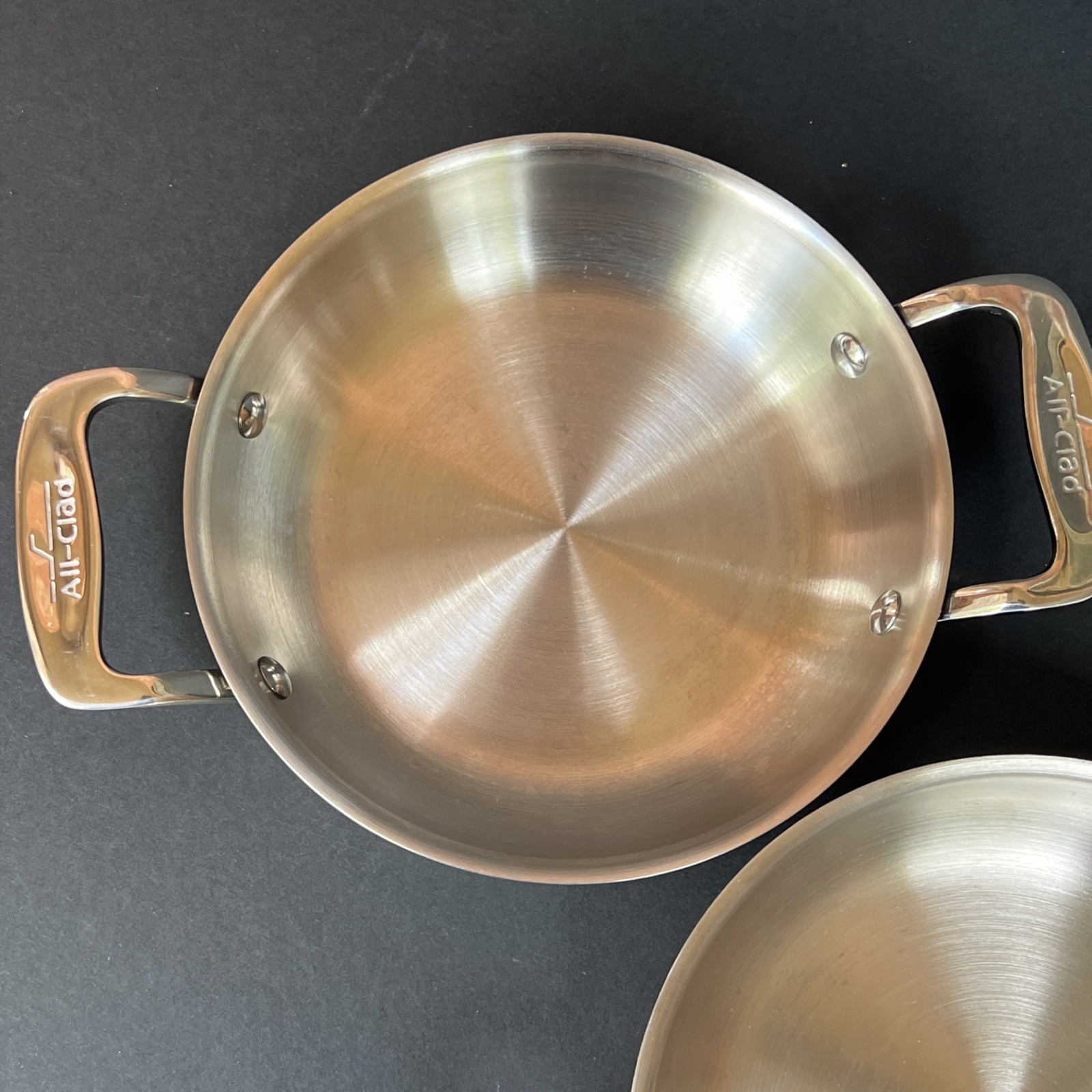 All-Clad 6” Mini Gratin Pan x2 Double Handle Stainless Steel Oven Broiler Safe