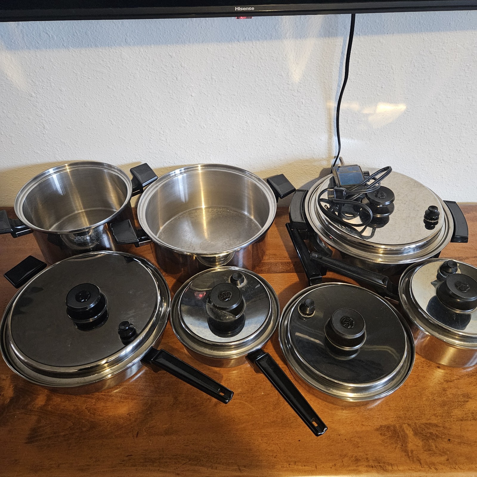 Royal Prestige 12 Pc Cookware Set 7 Ply Stainless Steel Titanium