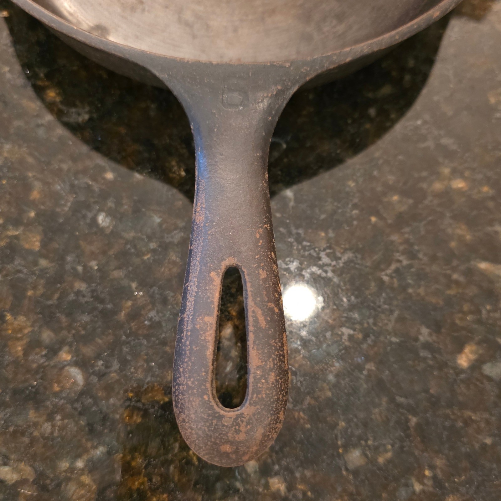 Vintage 9 Inch Cast Iron Skillet No 6 Made in USA Pan