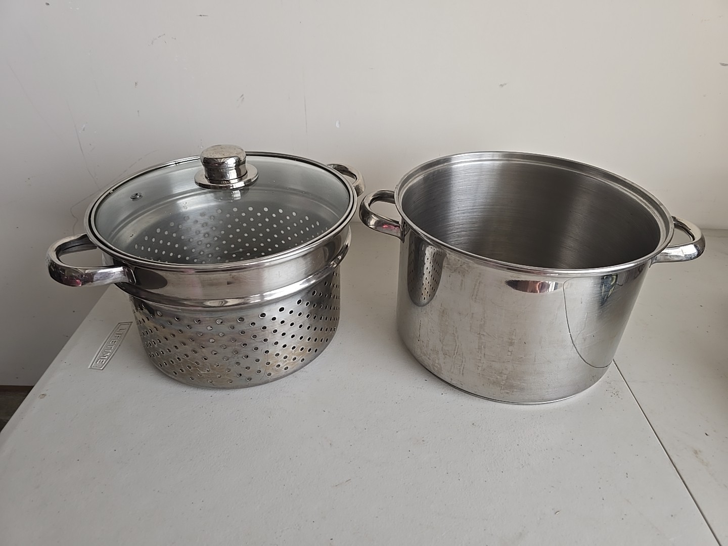 Dansk 10in Stock Pot Pasta Strainer Insert And Lid 9.5qt