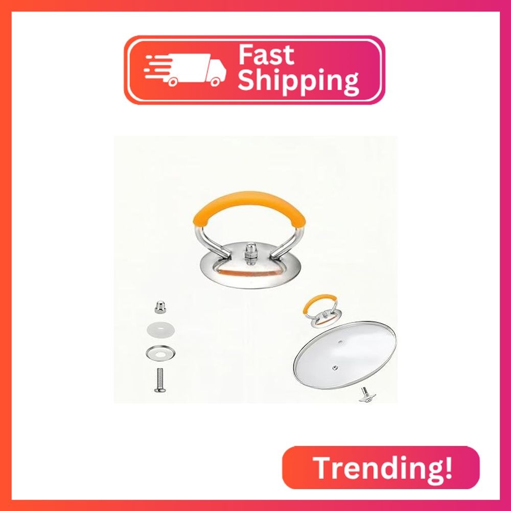 1 Pcs Universal Crock Pot Lid Handle, Stainless Steel Heat Resistant Cookware Po