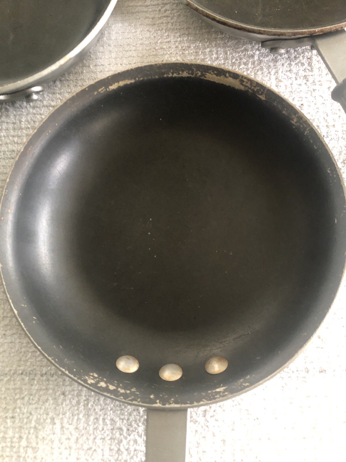(QTY 3), 8-Inch Nonstick Frying Pan, Member’s Mark, Aluminum