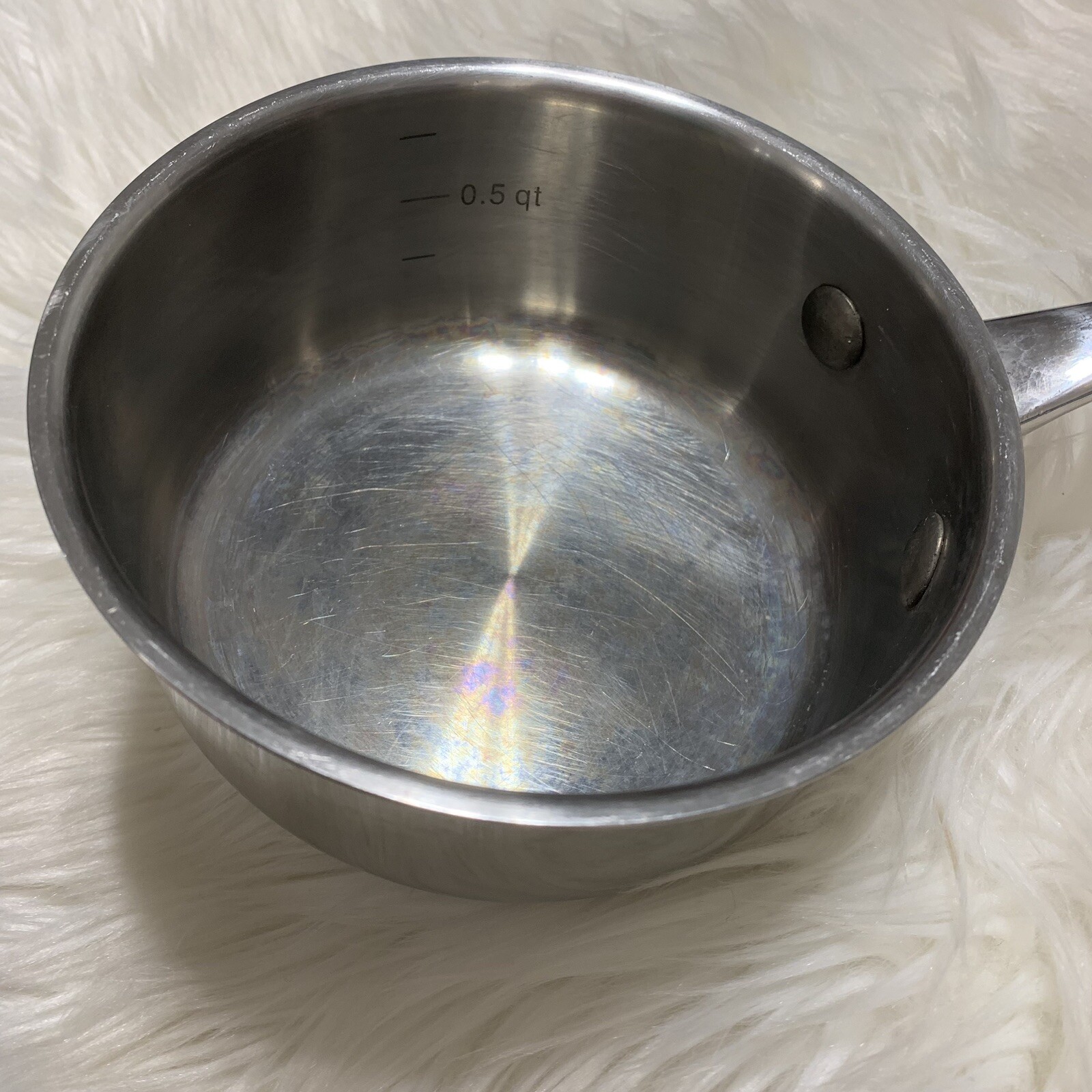 Wolfgang Puck Cafe Collection 1 Qt Sauce Pan Pot No Lid Gas Electric Induction