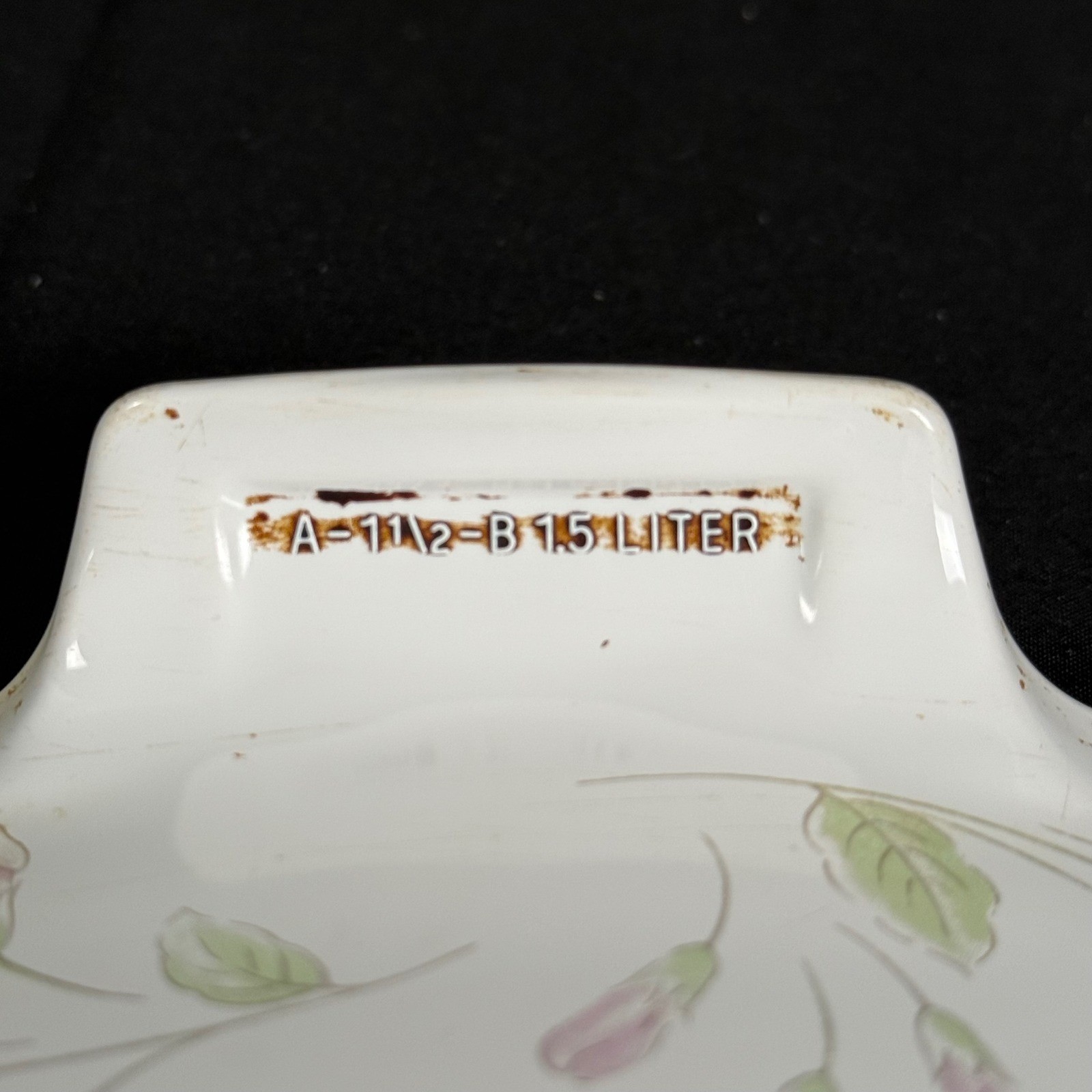 Corning Ware Pastel Bouquet Casserole Set 1.5L & Lid 2 Petite Pans VTG 1985-90