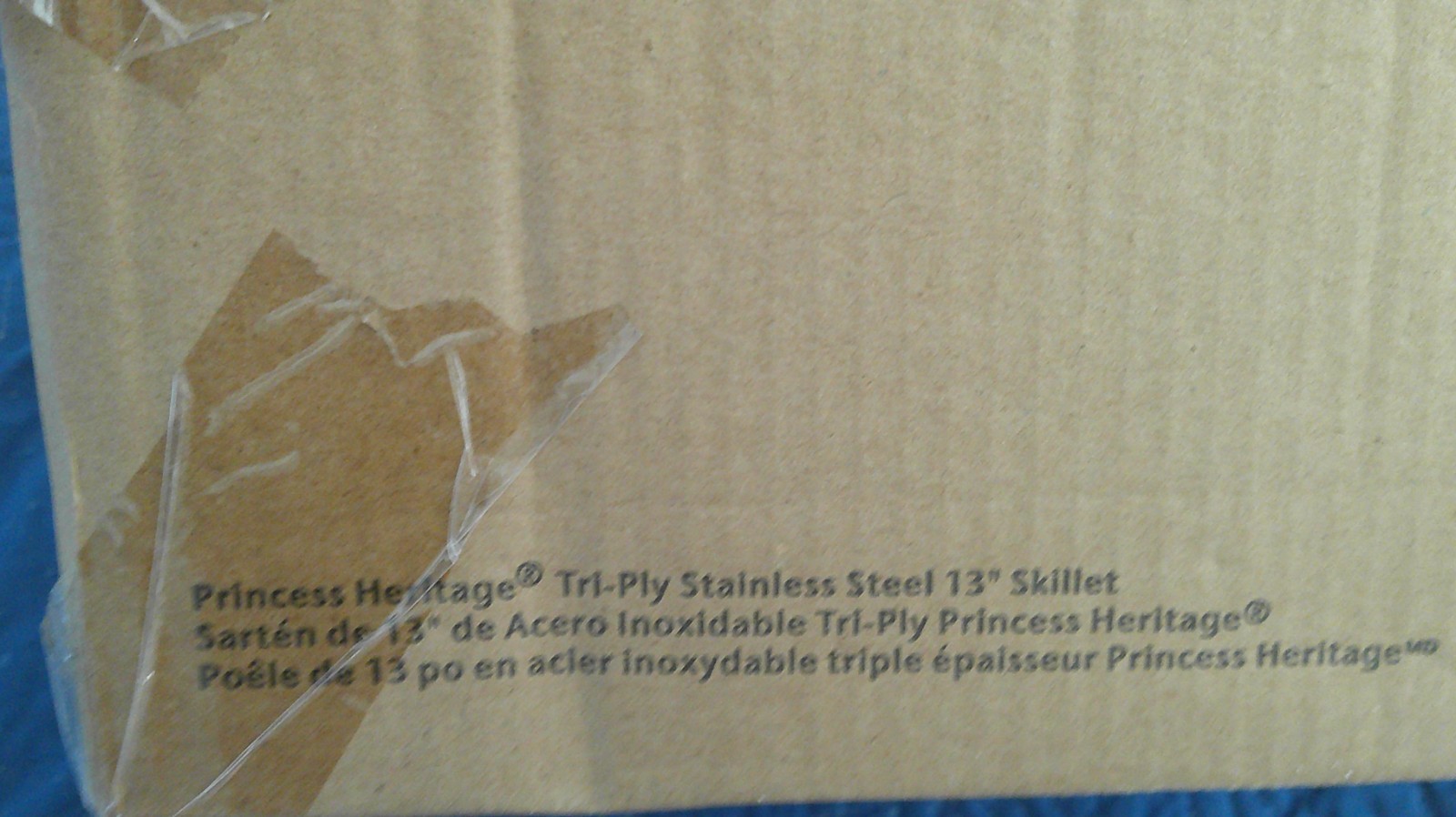 PRINCESS House HERITAGE® TRI-PLY STAINLESS STEEL 13″ Skillet Saute pan NIB