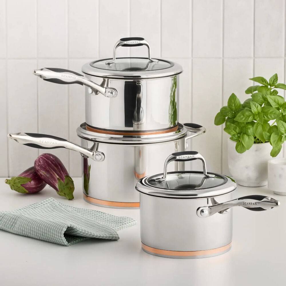 Scanpan Coppernox Saucepan with Lid 14cm / 1.2L