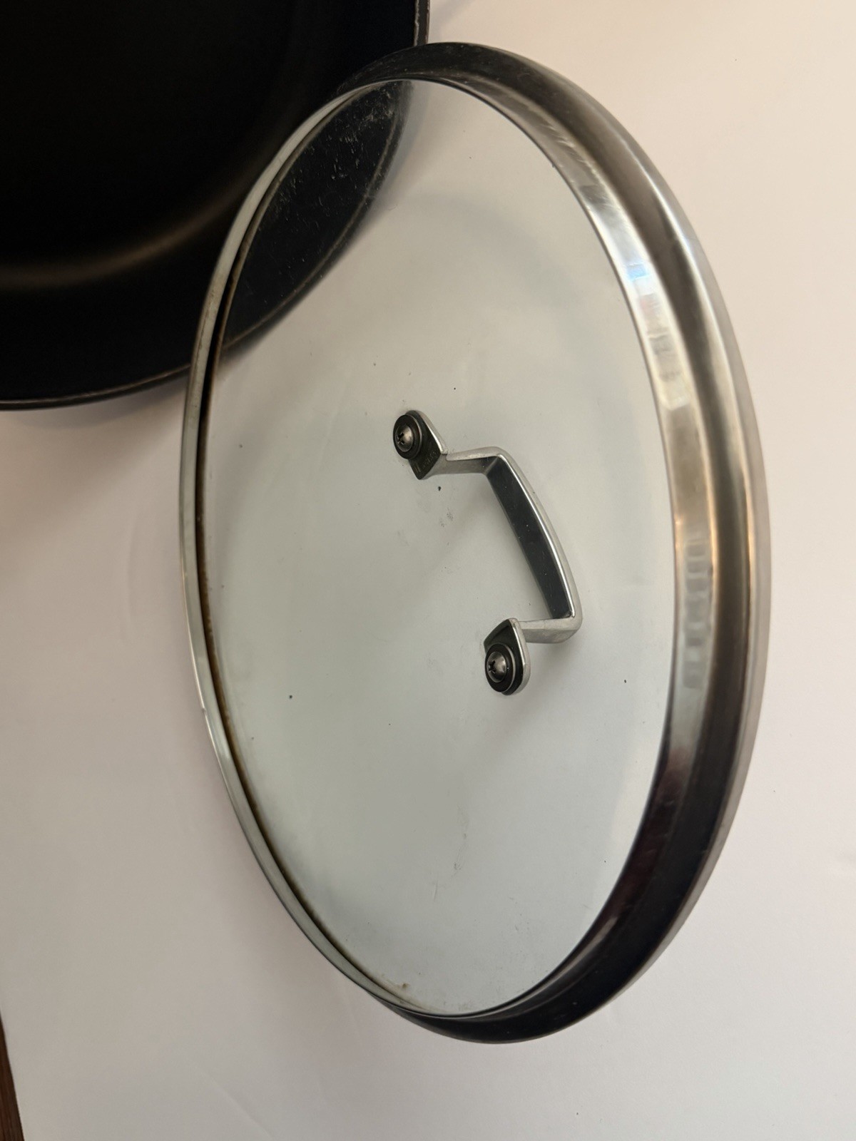 Le Creuset Nonstick Deep Saute Pan with Glass Lid, 4.25 Qt. 10”