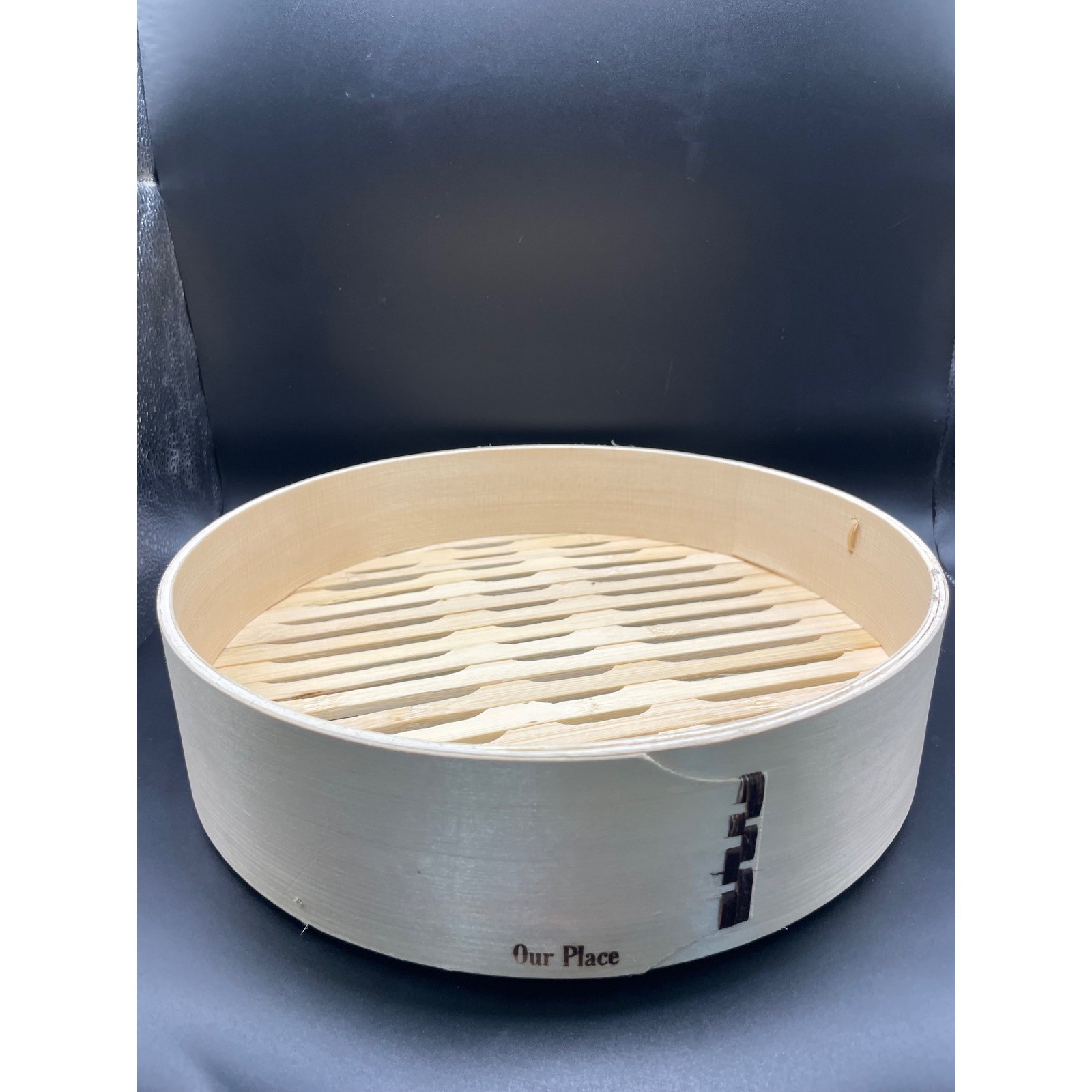 Our Place Spruce Steamer Basket for Always Pan Bamboo Wood with Liners Natural