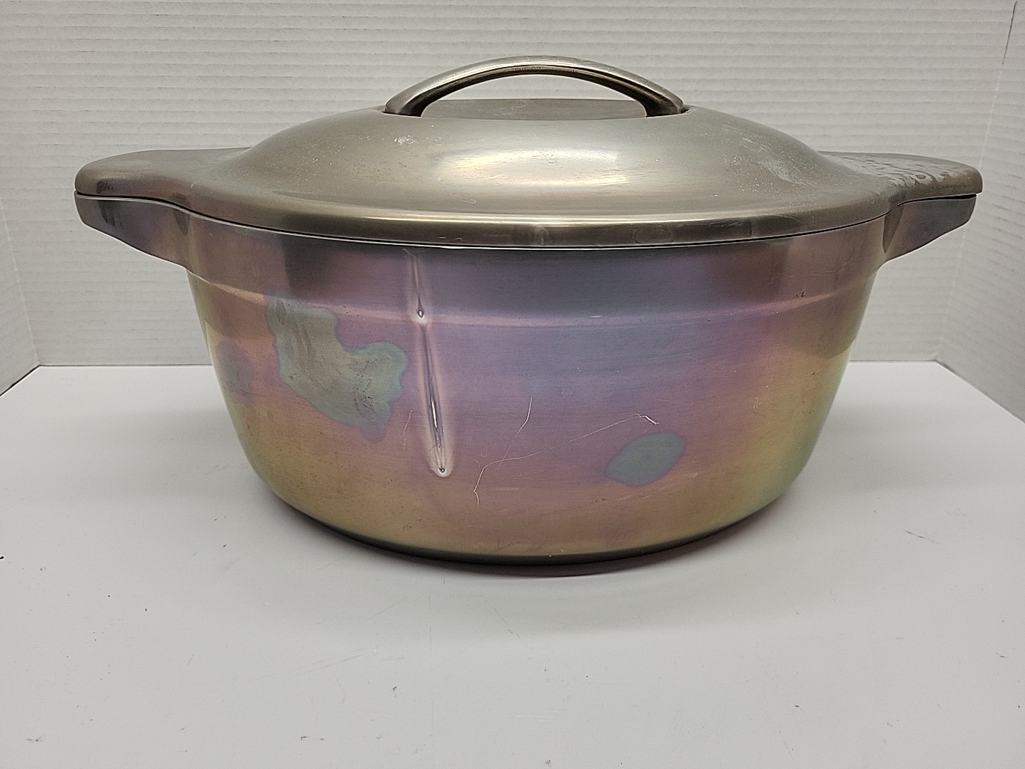 Technique Cast Aluminum 6 1/2 qt Dutch Oven Stovetop Smoker Roaster Inserts Lid